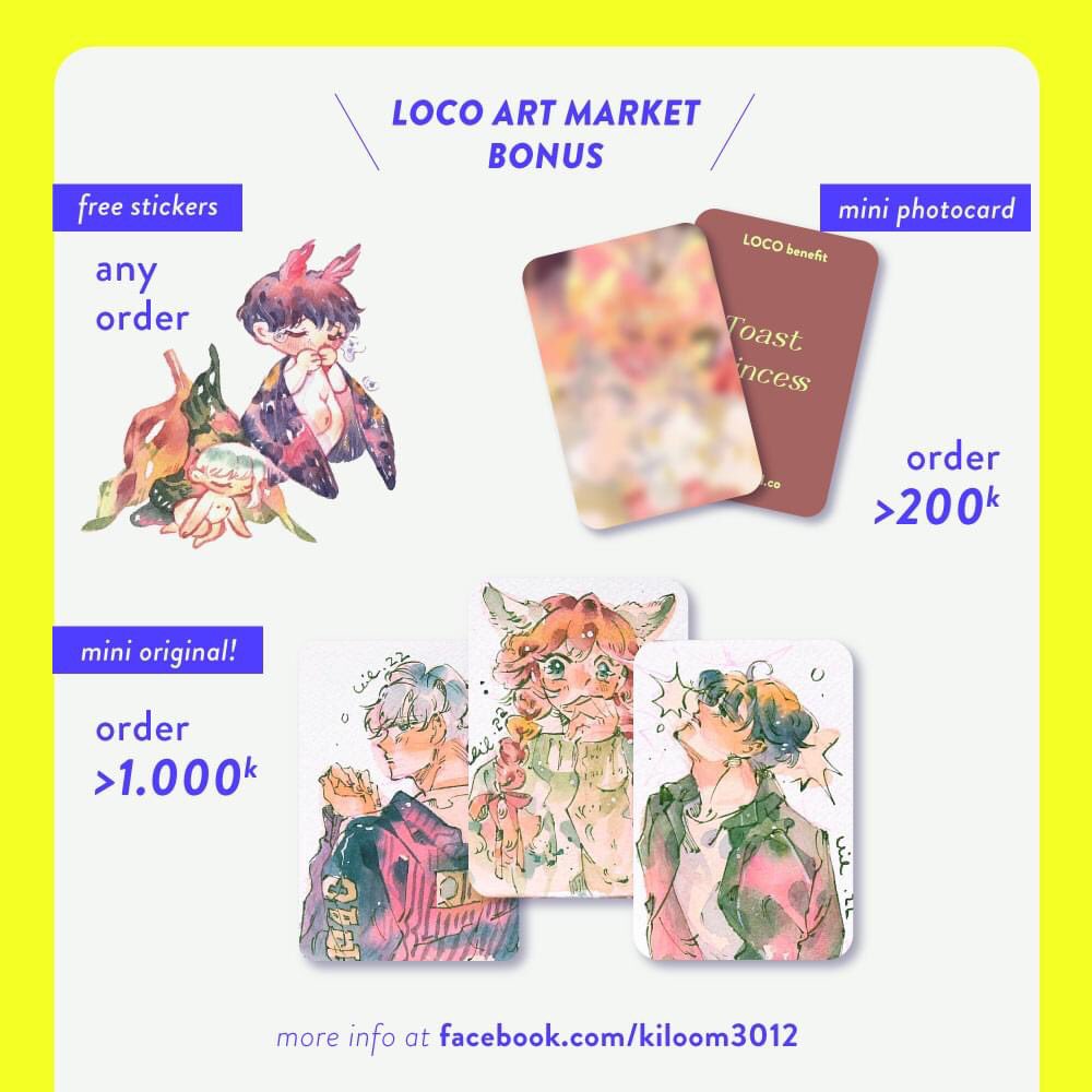 kiloomm's tweet photo. OFFICIAL MERCH LIST for this weekend LOCO art market 🥳🥳🎊✨ See you guys there!
.

#gouacheart #illustration #localcon #merchlist https://t.co/sn7PFPf08g