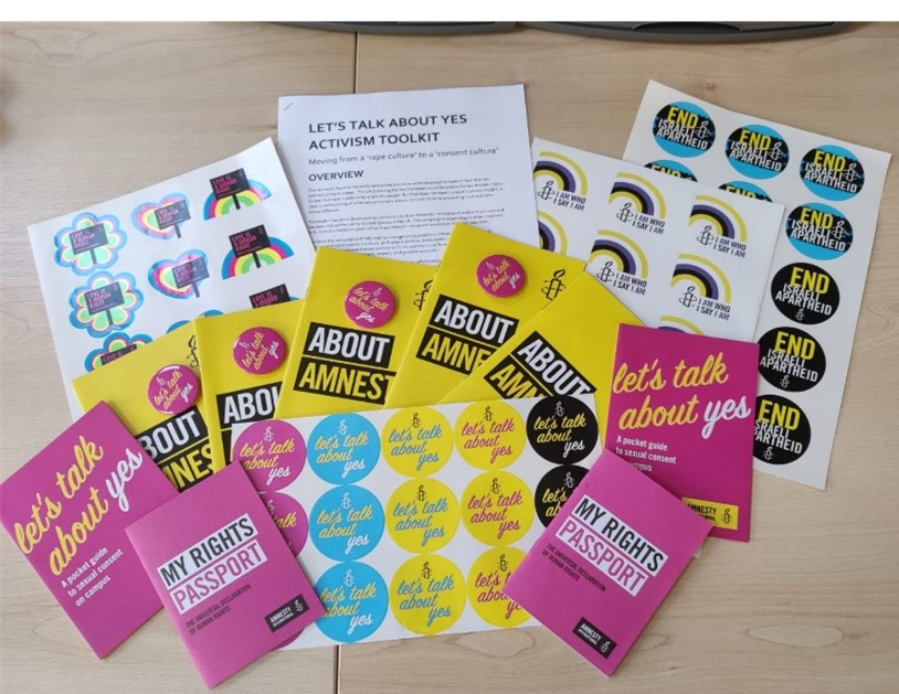 Order your Freshers Packs now!

Email activism@amnesty.org.uk with the subject line FRESHERS PACKS and tell us your name, student group and the full address and postcode you would like the pack sent to.

Order ASAP to make sure that your pack arrives before Freshers!