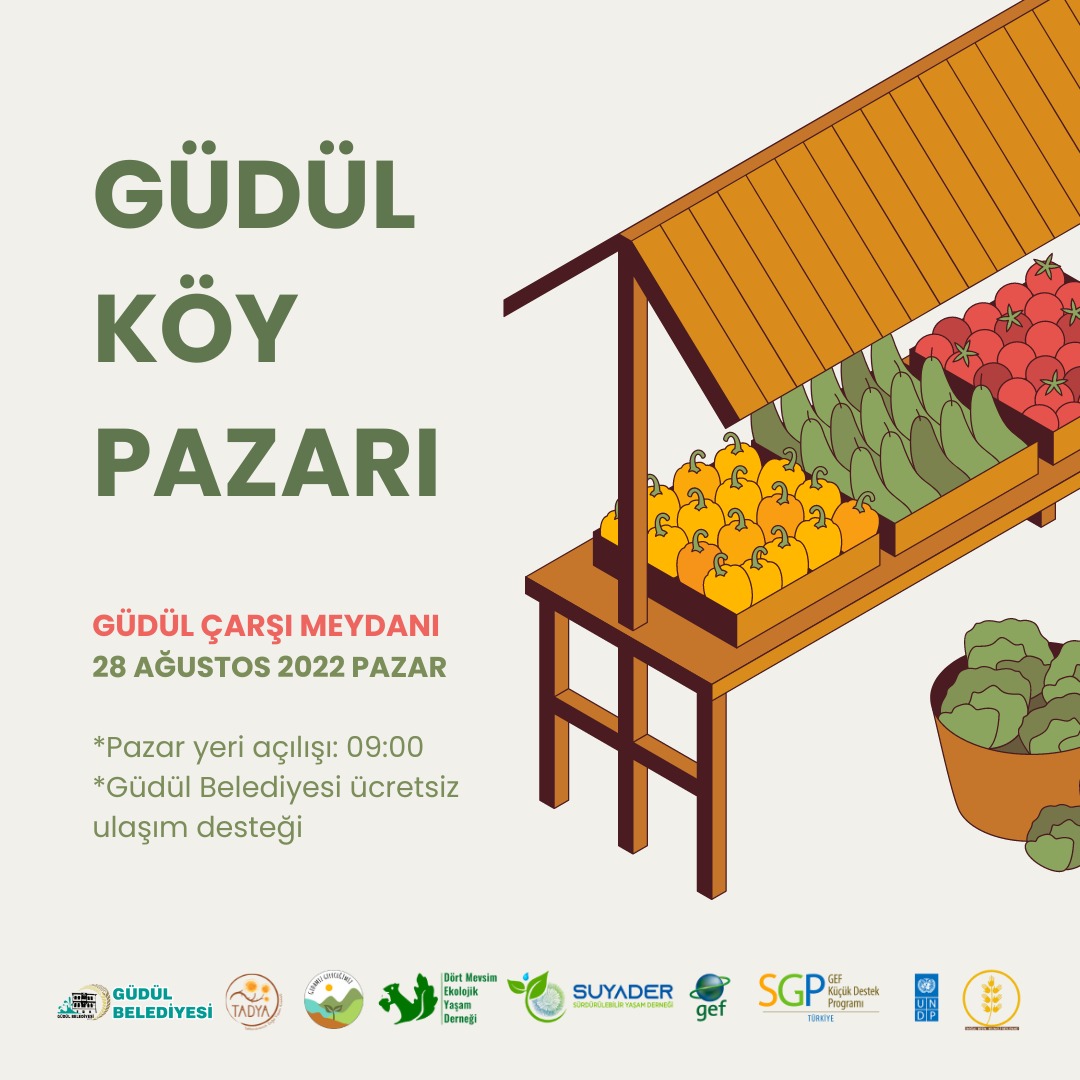 Merhaba 🫐

Geçtiğimiz Pazar günü Güdül'de kurulan üretici pazarında, doğa dostu ürünleri ile TADYA da vardı. Pazar yerinde yalnızca Güdül ilçesi içinde üretilen ürünler yer alıyor.