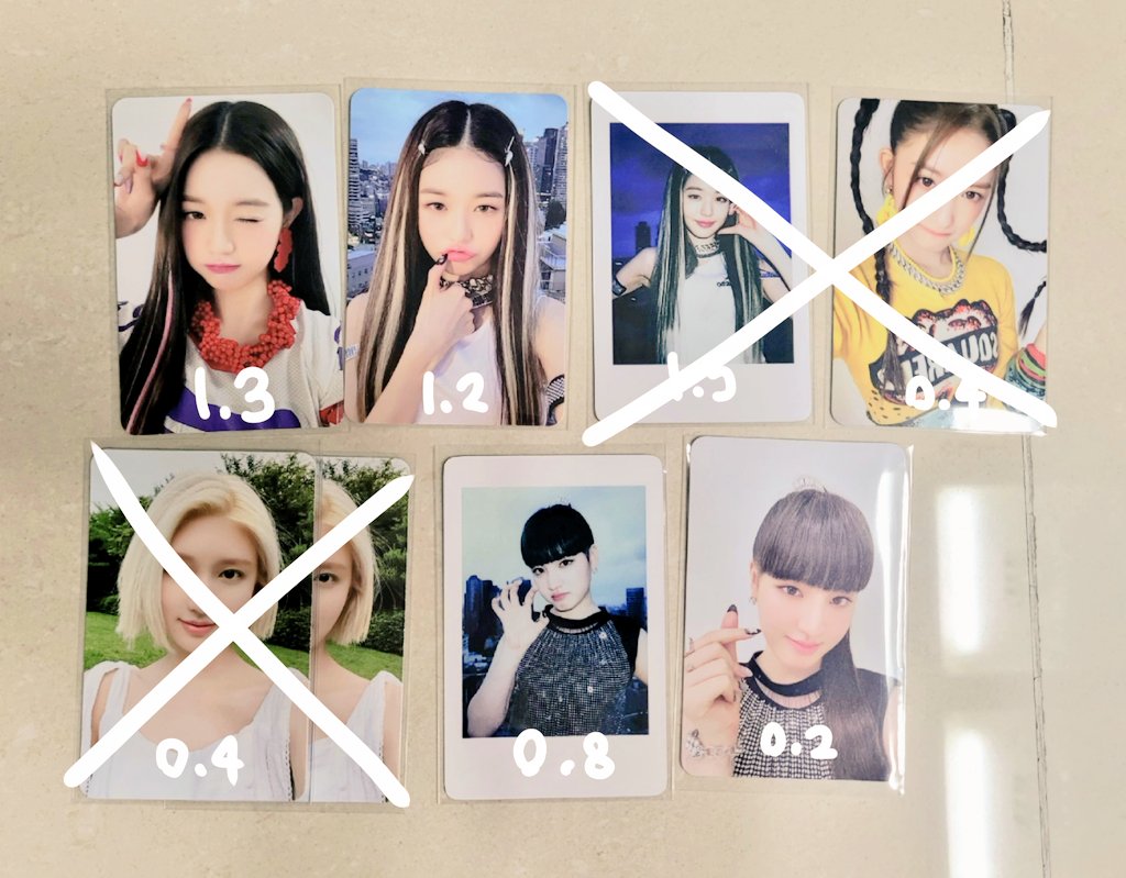 riiivid's tweet photo. 아이브 포카 양도합니다

Ive soundwave withmuu 럭키드로우 앨포 가을 유진 레이 원영 리즈 이서 사웨 위드뮤 poca 미공포 포토카드 앨범포카 폴라 폴라로이드 위드뮤 애프터라이크 after like buy sell https://t.co/AE2assOTFR