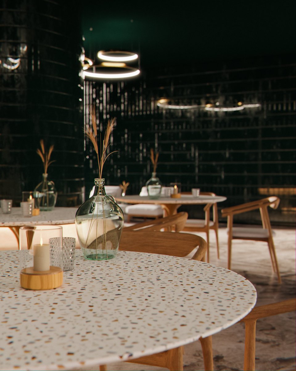 AlexSupaTramp's tweet photo. straight to curvy restaurant #3ddesign #architecture #blender https://t.co/QicT1q17X5