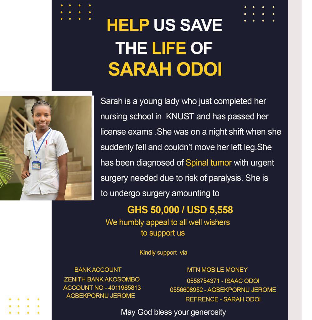 GeorgeAnagli's tweet photo. Please join me let’s Save Sarah Odoi. 🙏🏽🥹 https://t.co/BNDAuKRgBw