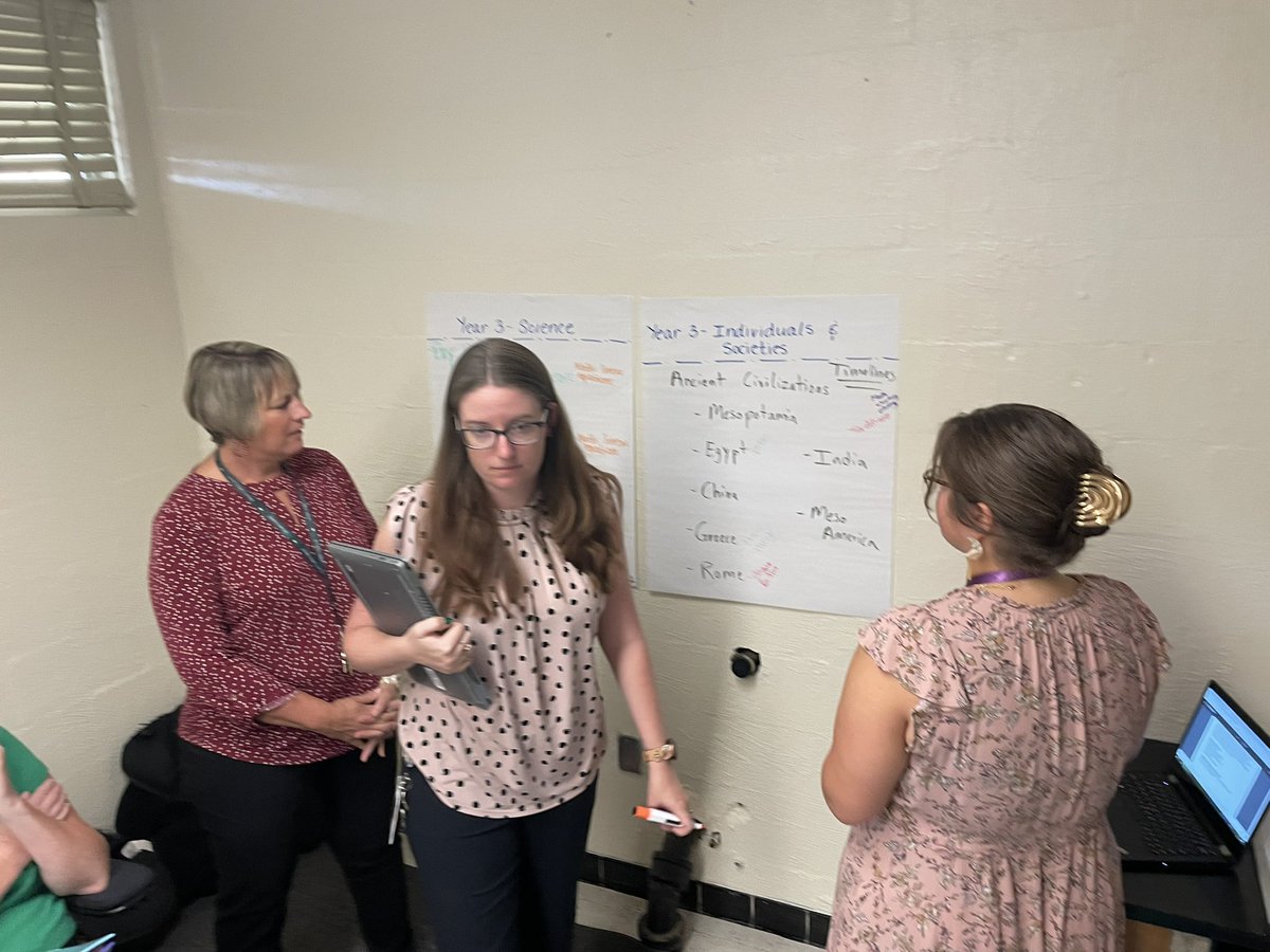 MsFoxGMS's tweet photo. Kicking off our first grade -level collaborative planning session by making connections between content areas. I cannot wait to see the interdisciplinary units that come out of these planning sessions! 
@GMSBucs https://t.co/ZabrAXFMx4