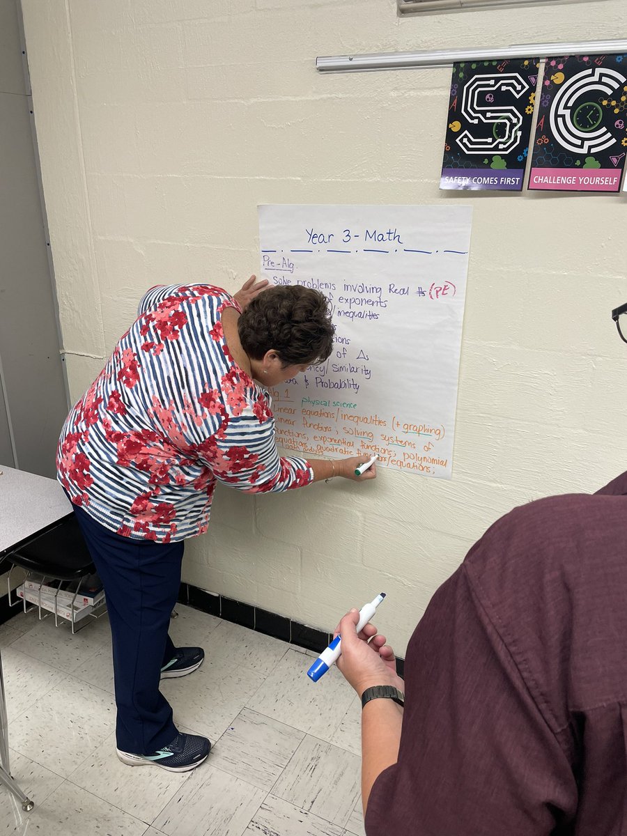 MsFoxGMS's tweet photo. Kicking off our first grade -level collaborative planning session by making connections between content areas. I cannot wait to see the interdisciplinary units that come out of these planning sessions! 
@GMSBucs https://t.co/ZabrAXFMx4