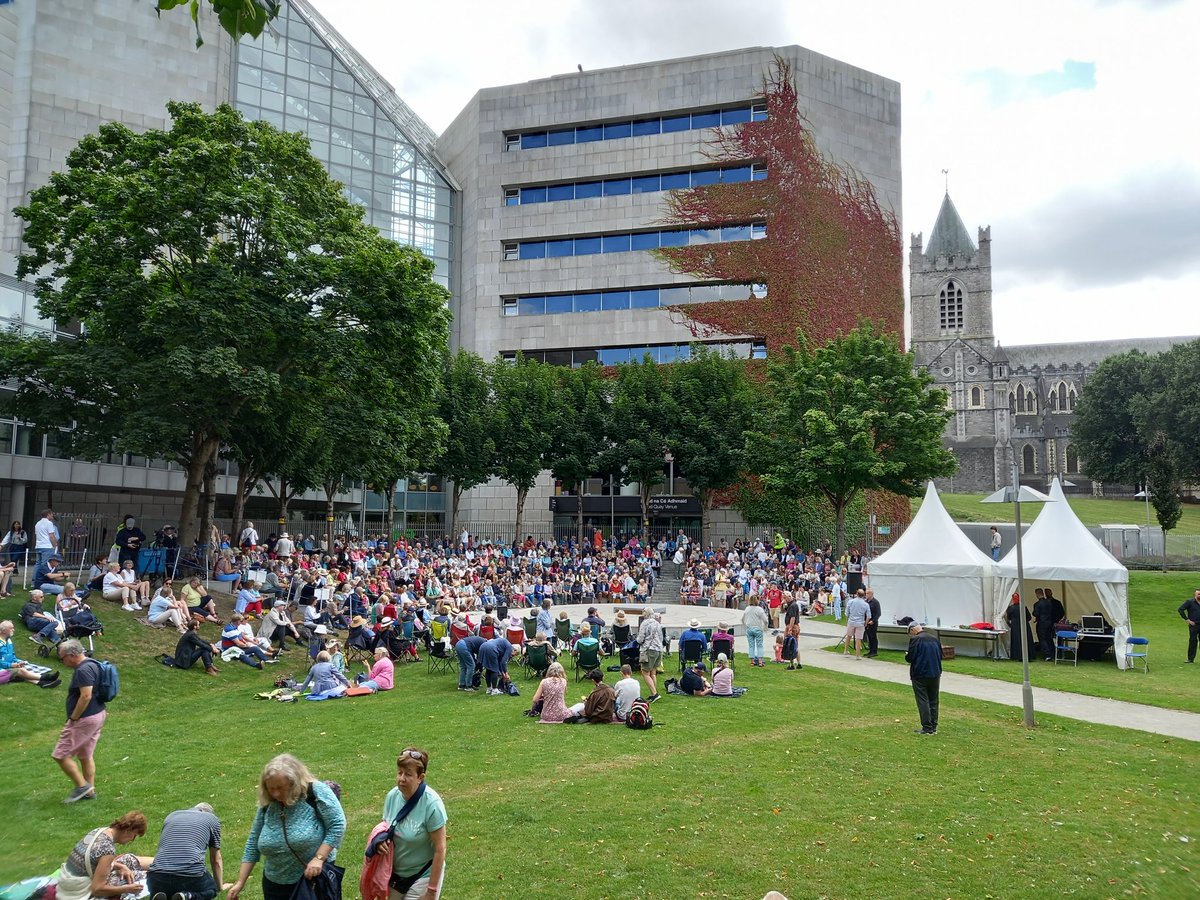 DublinCityPPN's tweet photo. Just warming up for this week's FREE  #operaintheopen with @DubCityCouncil 

Hoping the rain stays away, and the clouds move to...Bray? https://t.co/1eLDJ7lUMF