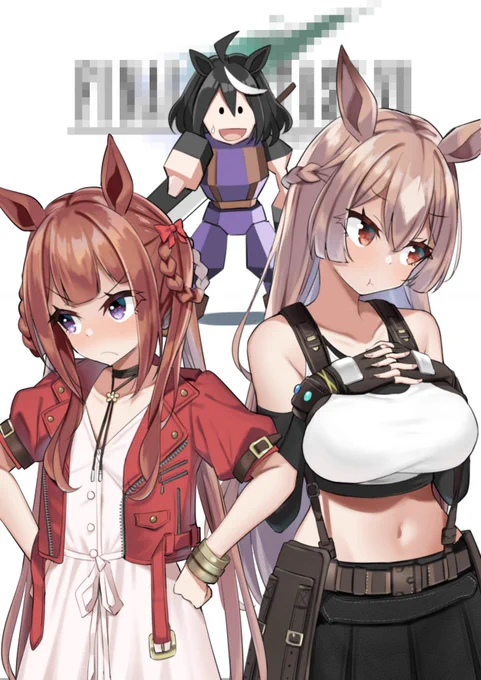 「「どっちを選ぶの?」」#ウマ娘 
