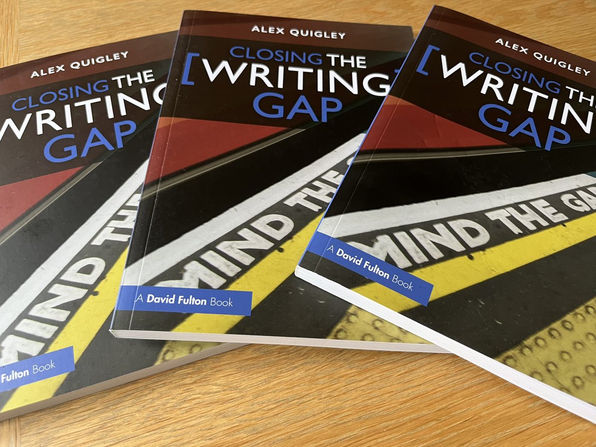 🚨Bank Holiday Book Giveaway🚨 This bank holiday weekend, I’m giving away 3 signed copies of ‘Closing the Writing Gap’! ✍️ Simply RETWEET to enter. Winners drawn on Monday 29th August 🤞 [Grab the ‘Practical Strategies’ chapter from the book HERE: bit.ly/3QRvFC6]