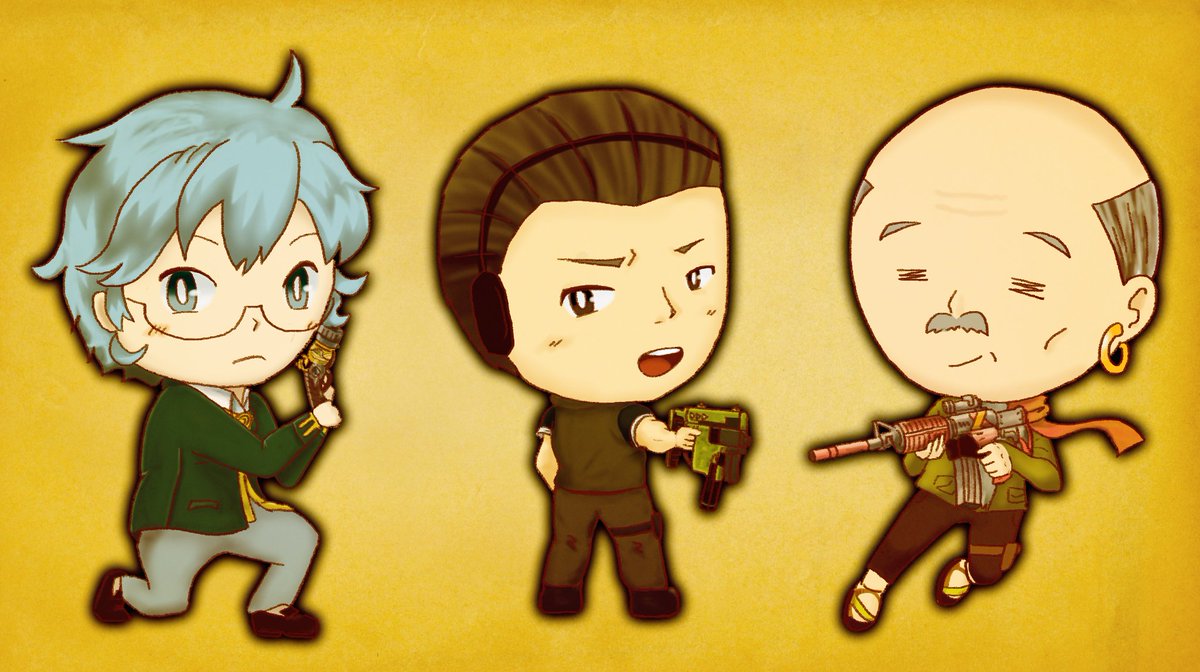 nocchi_asterisk's tweet photo. 個性的なチームメンバー🔫
ジェイミー、アドルオ、ウェイン
#イラスト #uniene https://t.co/TEUR1fVPDf