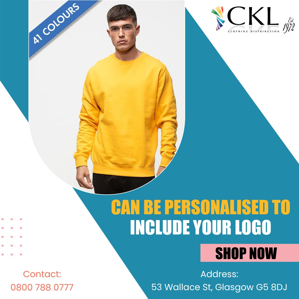 CKL leisure clothing range includes polo shirts, t-shirts, sweatshirts, joggers and shorts so you can choose from our collection to keep you comfortable throughout the seasons.

Visit us at ckl.uk.com

#wholesale #Workwear #hospitality #restaurant #Apron