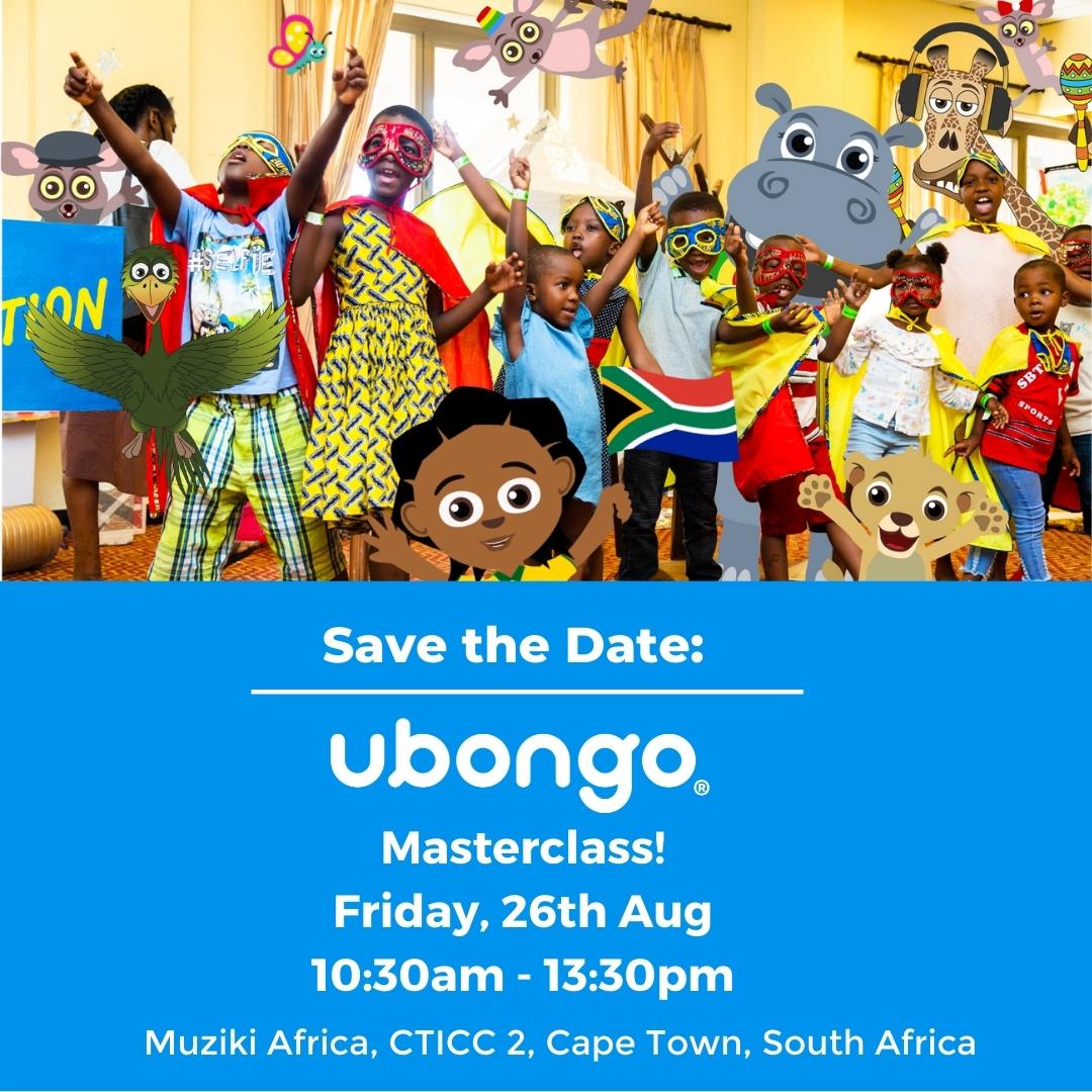 UBONGOtz's tweet photo. We are super thrilled for the opportunity to conduct a masterclass at the @mip event tomorrow (Friday 26th August) in Cape Town, South Africa!
Find out what we have in store here: https://t.co/4ogWdr78DI
#ubongoimpact #buildingchange #edutainment https://t.co/28KIiQQTn4