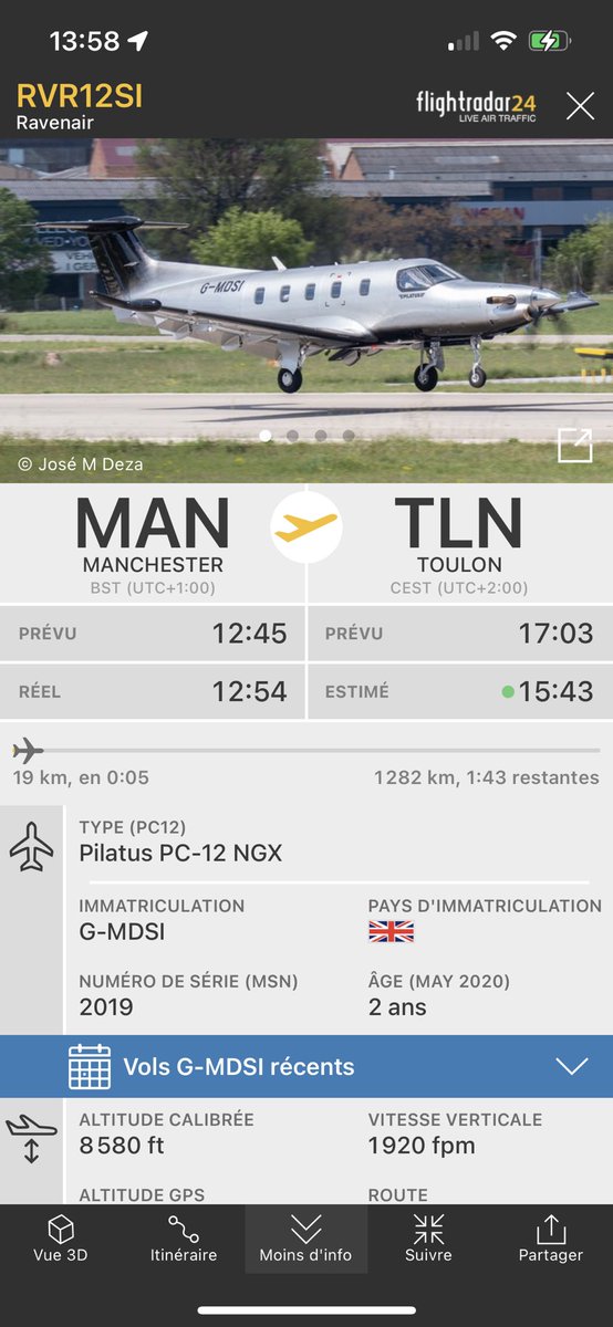 maxoulibb's tweet photo. 🚨 Un jet en provenance de Manchester atterrira à l’aéroport de Toulon-Hyeres à 15h43 🚨

Quelqu’un sur place? 💙🤍

#RonaldoOM #RonaldOM https://t.co/kjaF2EnKrW
