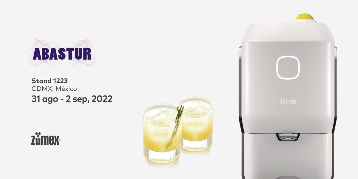 ZumexLATAM's tweet photo. ¿Estás listo para asistir al evento clave para #Hoteles y #Restaurantes en #México?

Ven a conocer el mejor equipamiento en exprimidores y extractores de jugo 🍊
¡Te esperamos en #Abastur22!

📅 31 ago - 2 sep, 2022
📢Stand 1223
🌎Centro Citibanamex, CDMX https://t.co/AEFhbVU6gA