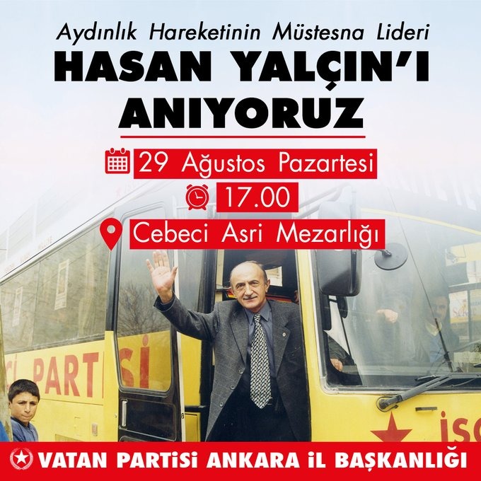 20 yıl olmuş.
Bize bıraktığın devrimi sürdürme mirasına sıkı sıkıya sarılmaya devam ediyoruz.
Saygı ve özlemle!