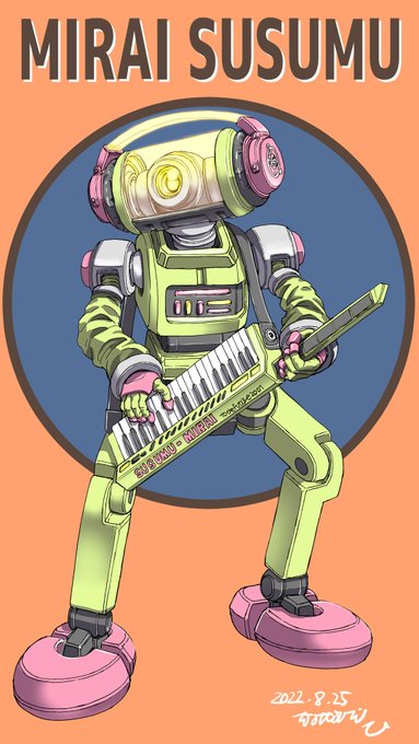 ボカロPの未来進さんのアバターロボのバージョン替えがあっても面白いかな?とw未来進バリエーションで通称『MSV』マニピュレーターハンドに換装したのでライブステージでの演奏もなんなくこなせるぞ 