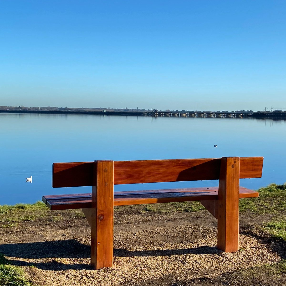 owens_catherine's tweet photo. @ThePhotoHour Same bench different days! Sun snow and a flood! #ThePhotoHour #benchphoto #bench #weatherphotography #malahide https://t.co/6PdTMc51I5