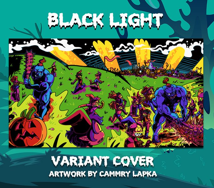 abraxas_dao's tweet photo. There are still lots of amazing covers available on the Punkin Patch Kickstarter including the Black Light Cover by our main artist Cammry Lapka! @CryptoPunkins 

https://t.co/mq9bToyD2q
#comic #comics #comicbook #web3 #nft #halloween #punkins https://t.co/KRsqfqN0az