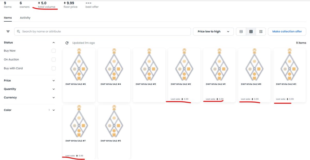 WalletProtector's tweet photo. 5 sold, floor price went from 0.99 #ETH to 9.99 #ETH
All our collections => https://t.co/c6q3ZQcADA
#nft #NFTs #walletprotector #blockchain #nftart #nftcollector #NFTProject #nftcollectors #NFTdrops #NFT https://t.co/Jg5OXewuMm