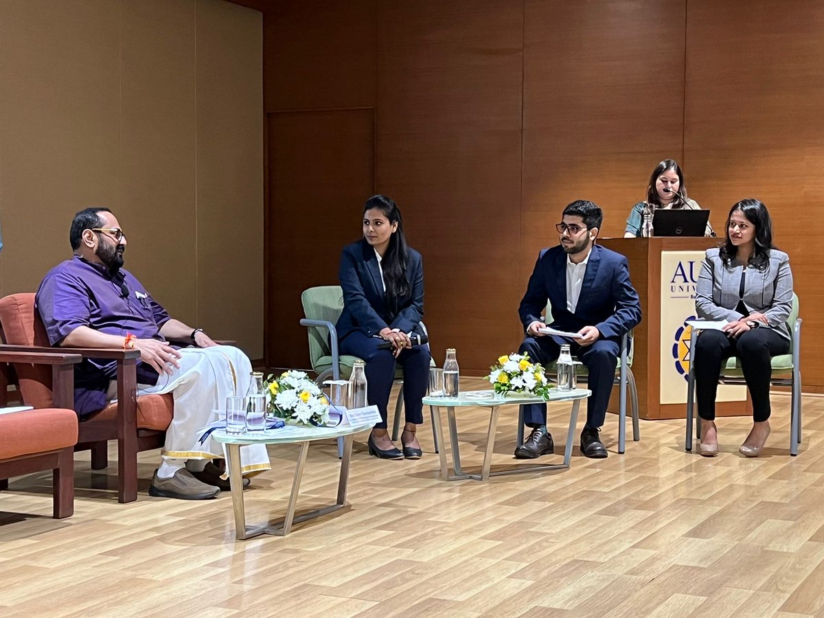 "Earlier, opportunities were limited and only available to the wealthy. Now, more than 80,000 startups are in the fintech domain demonstrating the exponential growth in the startups", mentioned by Shri 
<a href="/Rajeev_GoI/">Rajeev Chandrasekhar (Parody)</a> 
#RCInGujarat
#Youth4NewIndia