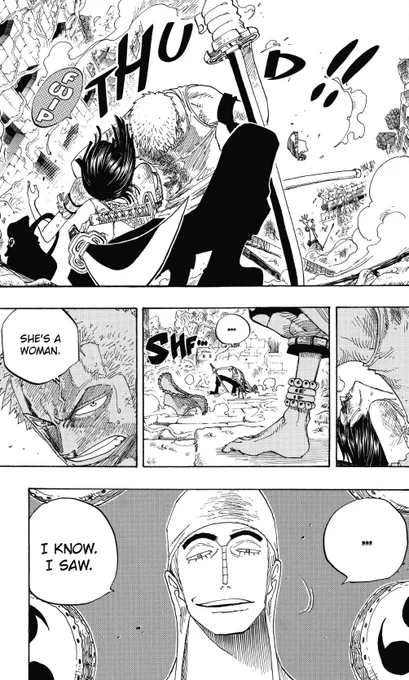 n consigo nem me importar tanto com o machismo de one piece pq eu só morro de rir com isso 