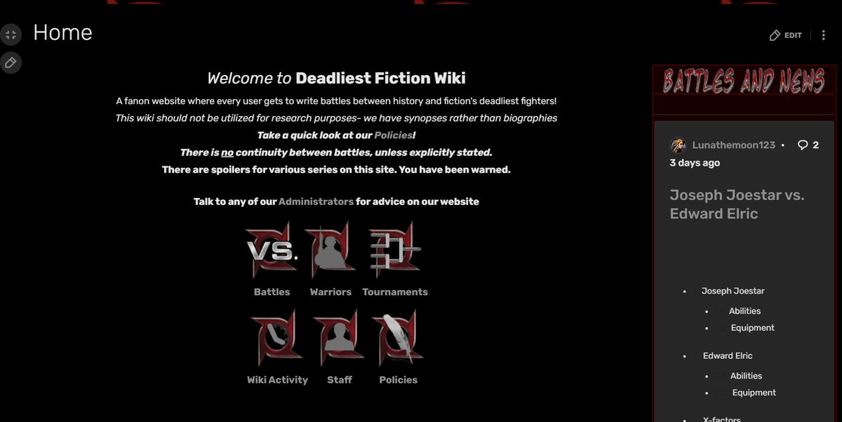 DF_Fandom's tweet image. BREAKING NEWS! Andrew Tate has been banned from the Deadliest Fiction Wiki!