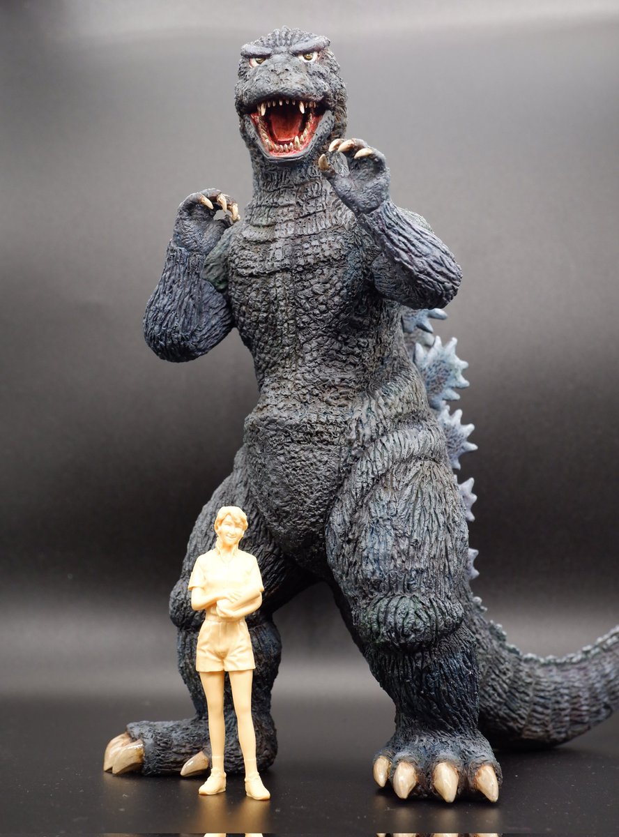 多分私しかやってない サイボットゴジラの1/20フィギュアをフル