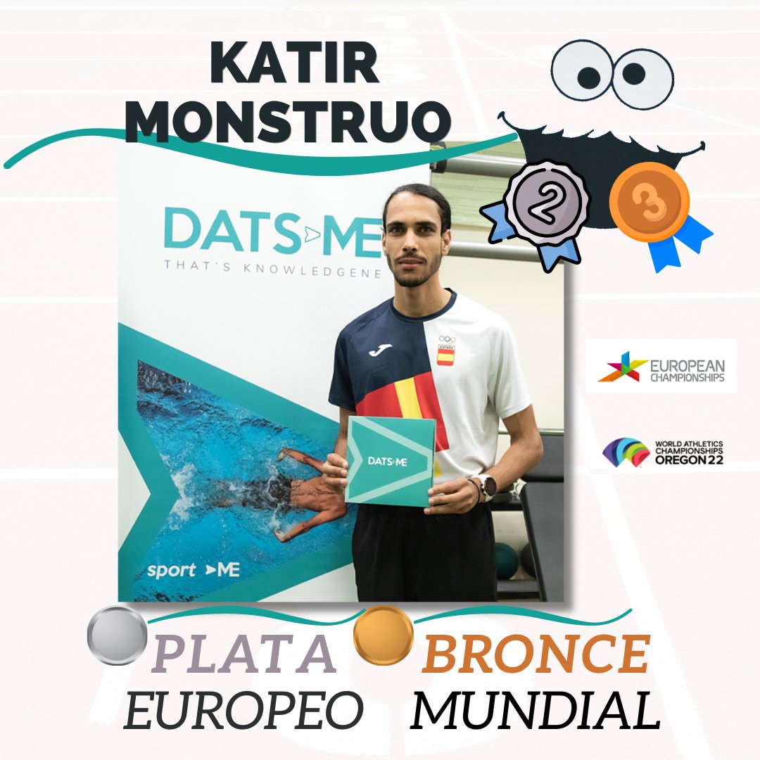 DatsMeLife's tweet photo. 👏¡Qué grande Katir! 🥉 del Mundo y 🥈de Europa
🥳Es un gran orgullo que de las 3 medallas de plata ganadas por España en el Europeo, una se la ha llevado el gran @mo_katir, que ya se ha realizado los Test Genéticos #DatsMe. 

🔝¡Enhorabuena de todo el equipo!

#Munich2022 https://t.co/VnE6V9UQAI