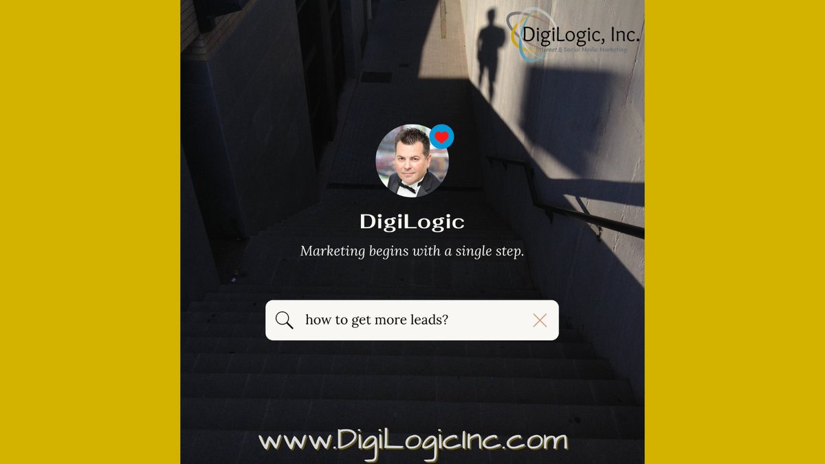 DigiLogicInc's tweet photo. Marketing begins with a single step

Learn More --> https://t.co/20QZyV7Xpo
Call Us Now at 727-387-3535

#digitalmarketingstrategy #digitalmarketing #googleads #socialmediaads #socialmediaadvertising #marketingtips #sma #smm #marketing #seo #searchengineoptimization https://t.co/viiLgYFCi8