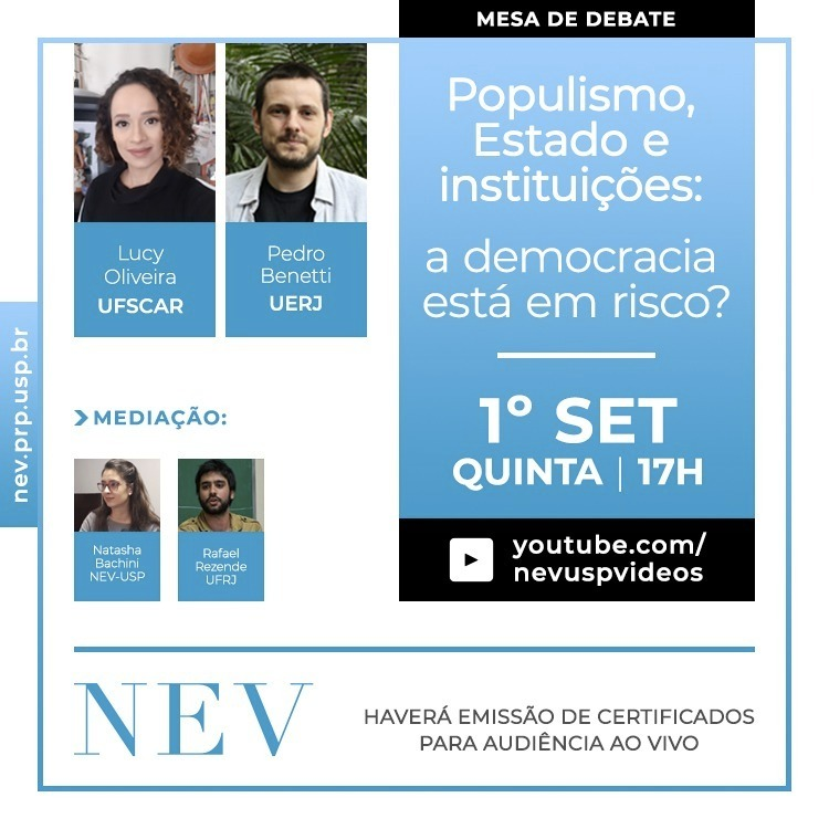 RafaelBroz's tweet photo. Na próxima quinta-feira, evento online organizado por mim e pela querida @NatBachini no Núcleo de Estudos da Violência da USP. Estão todos/as convidados/as. https://t.co/8vTB8TvTmI