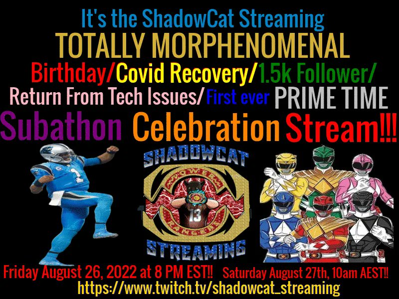 TheShadowCat3's tweet photo. Been having a rough go of things since July and haven't streamed as a result but looking to change that and return to streaming with my first subathon!!! Would love for you to stop by!!! https://t.co/kFgAU6ZMvO