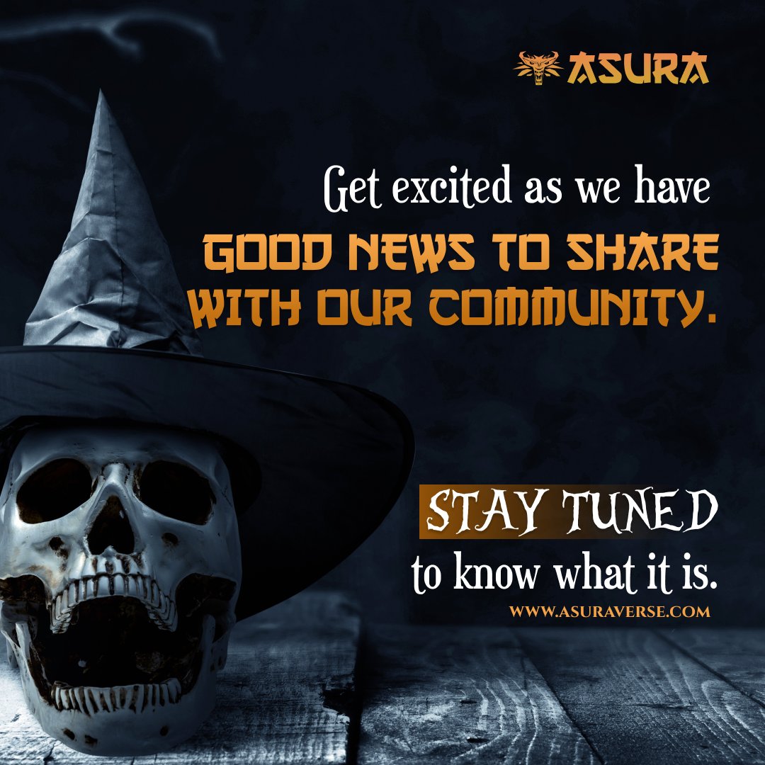 AsuraVerse's tweet photo. Asurs, get ready for the updates that will take you to places in AsuraVerse.
#Asuraverse #ASURS #Metaverse #P2E #BlockchainGaming #community #StayTuned #comingsoon https://t.co/A9hKNM9p4T