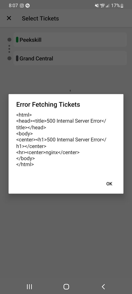 Hey, <a href="/MTA/">MTA</a> please have IT check on the servers that handle ticket transactions