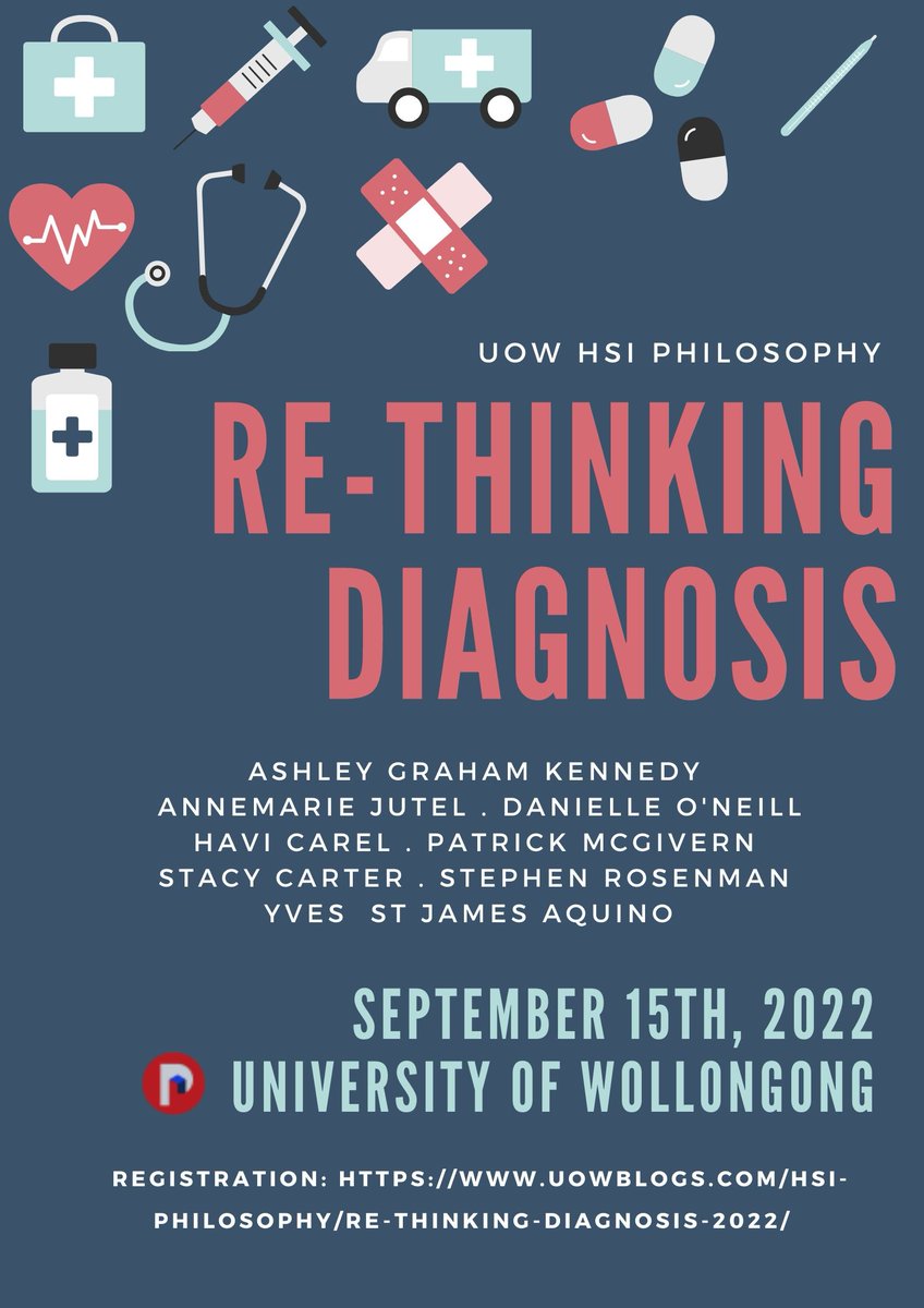HsiPhilosophy's tweet photo. Upcoming Conference at HSI Philosophy! Re-Thinking Diagnosis 2022 -- all welcome! https://t.co/bYvD6nJD6O