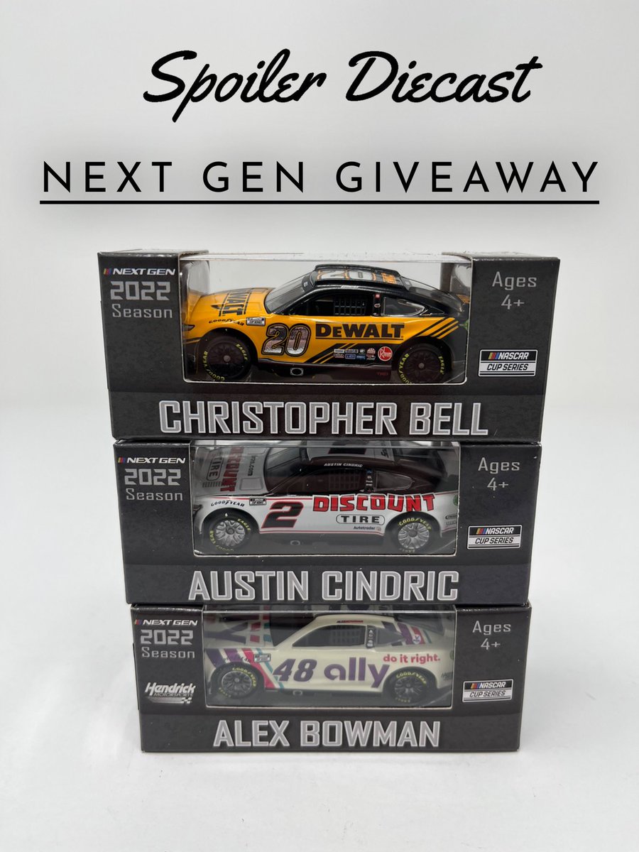 GIVEAWAY TIME Here is your chance to win 3 Next Gen 1/64’s! All you have to do to enter is: 1️⃣ Like & Retweet this tweet 2️⃣ Make sure you’re following us! Winner will be chosen and announced Sunday afternoon!