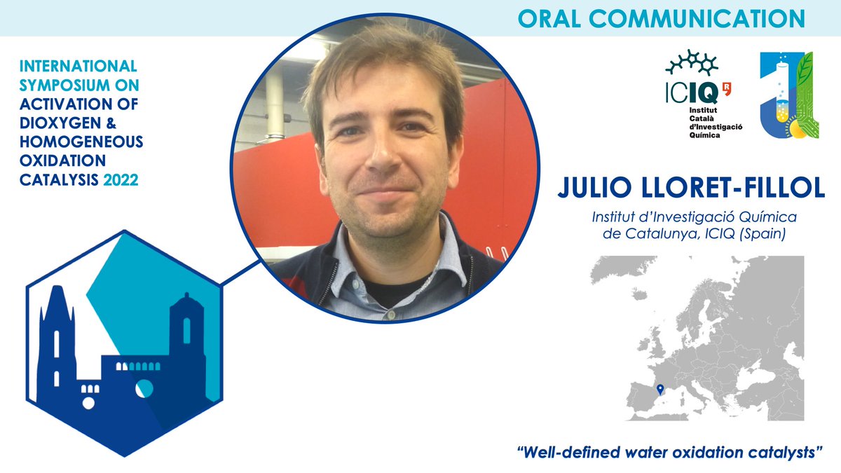 ADHOC_2022's tweet image. .@JulioLloret (@ICIQchem) will deliver a talk in #ADHOC2022 about well-defined water oxidation catalysts. @JLFLab