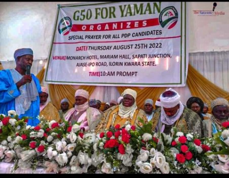 Shaffi75827035's tweet photo. We welcome you to the official live broadcast of the G50 For Yaman Special Prayer for all PDP Candidates at the 2023 General Election

#yamanoclock https://t.co/KiljSDCk8y