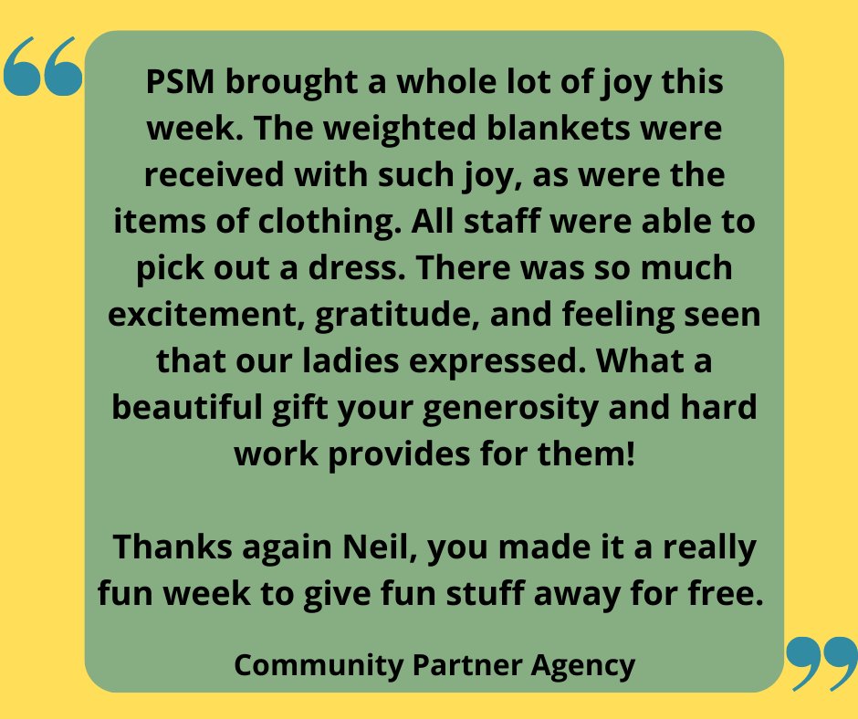 PSMJAX's tweet photo. Thank you to our Corporate donors @HelixSleep & @Natural_Life for making all these smiles happen!
#PSMJax #FromThoseWhoHaveToThoseWhoNeed #PresbyterianSocialMinistries #ClothingWithPurpose #NaturalLife #HelixSleep #CorporatePartners #CommunityAgency https://t.co/B8ocalGHb2