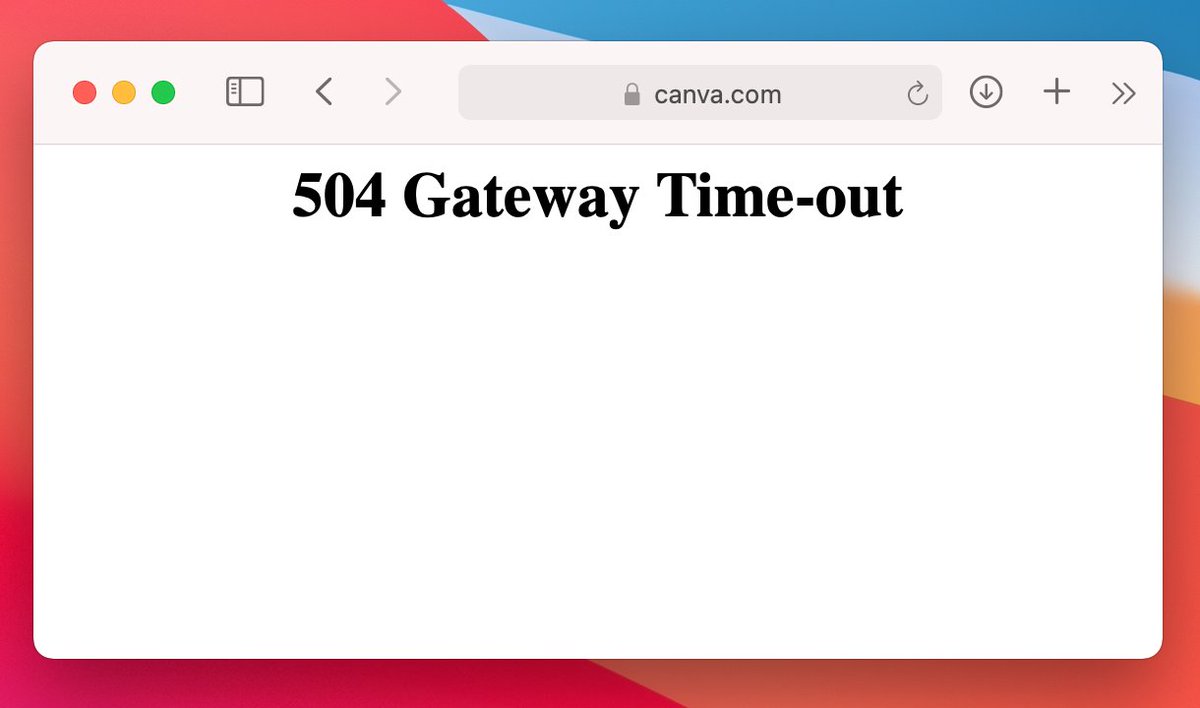 RIP <a href="/canva/">Canva</a>. May your technical difficulties be resolved quickly. I will miss you every moment until you are back.

To everyone wondering if it's only down on your end, you are not alone.