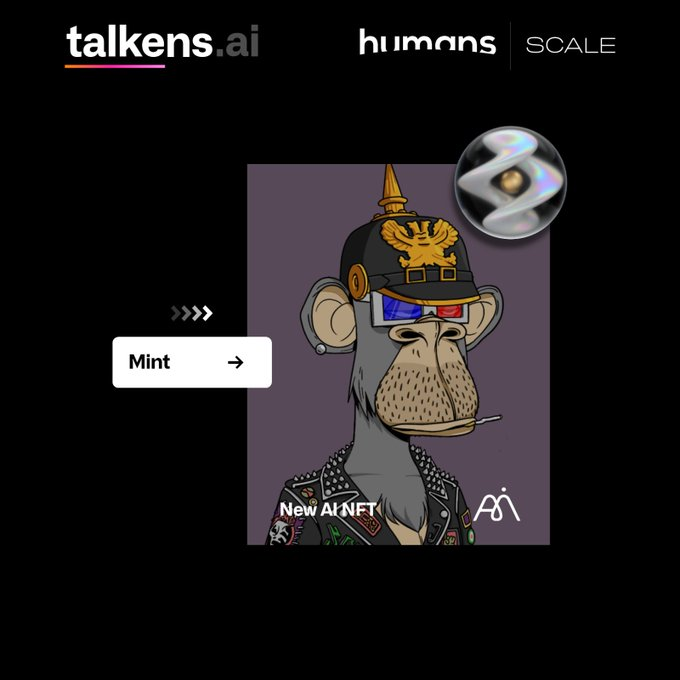 rfl7k's tweet photo. 3/ Next, you'll be minting a new #AI #NFT!
Your original NFT will also be stored safely in your wallet.
#FreeMint #BringItToLife #MakeItTalk https://t.co/qSsasWQdq8