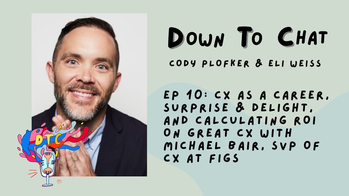 When starting in CX, I looked for people that have created a career in CX + SLAYED. 

<a href="/michaeljbair/">Michael Bair</a>, the SVP of CX at FIGS, is one of my inspo’s &amp; mentors.

FIGS is a massive business, &amp; the fact that Mike has a seat on the executive table is incredible.

 open.spotify.com/episode/39rksF…