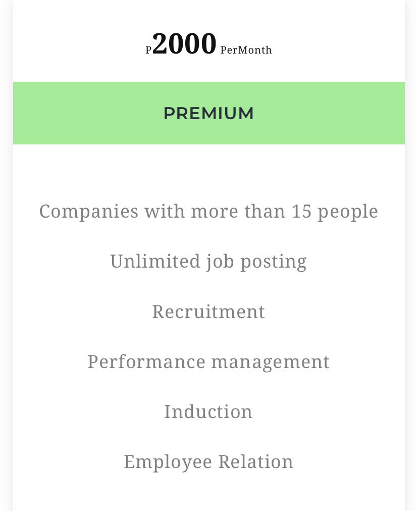 HR Consultant🇧🇼 on Twitter "We have created these packages for Small businesses. I had a