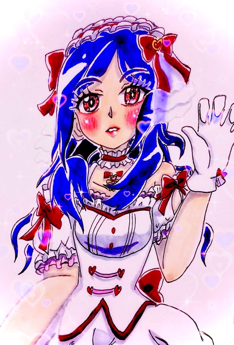 rkgk 55分くらいアイドルプリキュアのせっちゃん! #プリキュア版深夜の真剣お絵描き60分一本勝負 