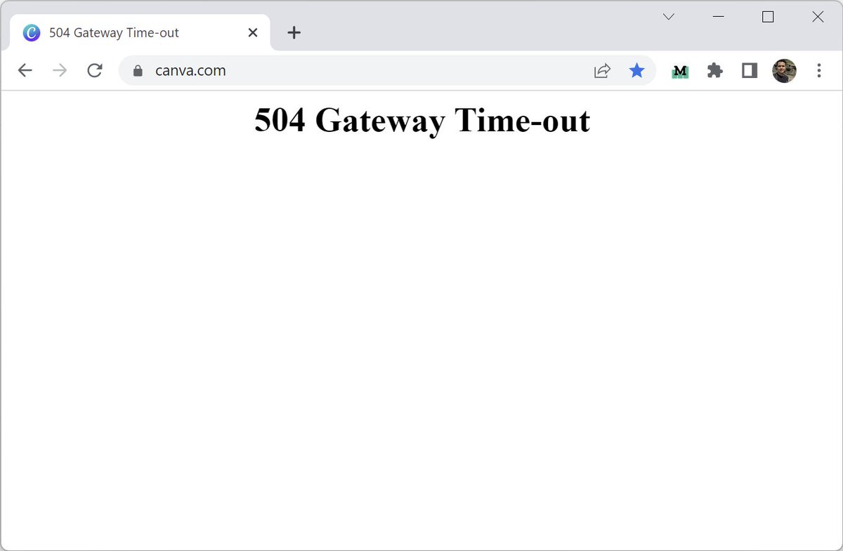 jimclydego's tweet photo. Is anybody else experiencing #canva downtime?

#canvadown https://t.co/CntDEZXaqr