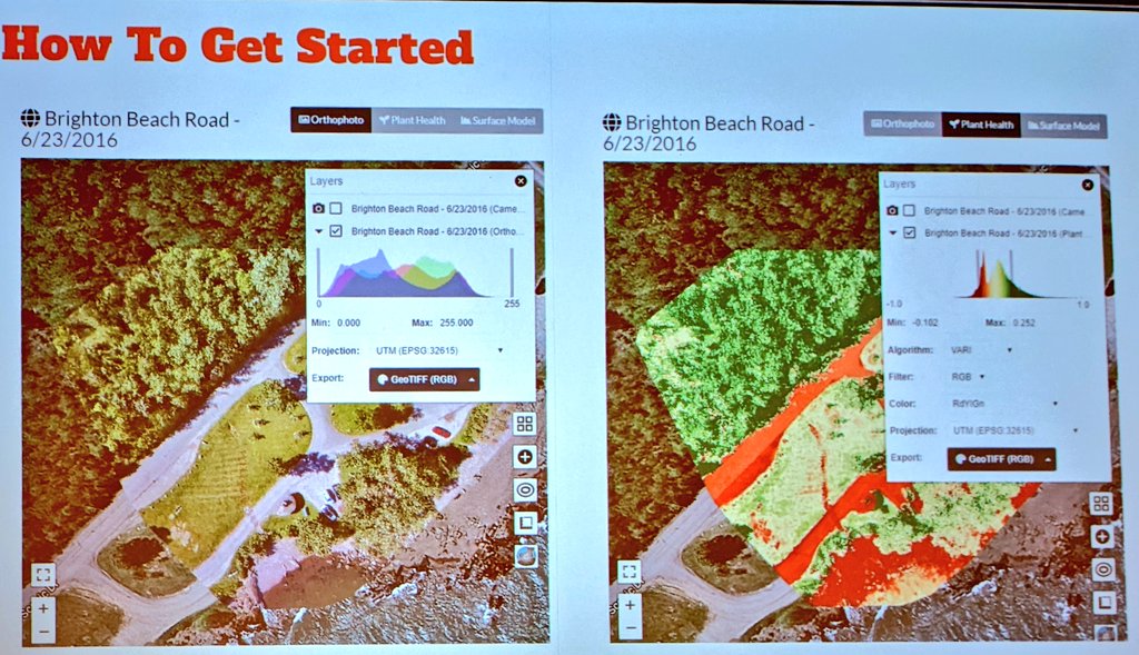 GeoSkeptic's tweet image. &quot;Comparable or better than proprietary alternatives&quot; Piero Toffanin @OpenDroneMap. It has come a long way in performance and user experience since I first used years ago. Open-source FTW! #FOSS4G2020