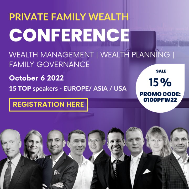 0100conferences's tweet photo. It's time to start planning for your family's future and attend @MagazinWealth 's Private Family Wealth Conference. 
Use promo code: 0100PFW22 to get a 15% discount, and learn how to protect and grow your family's wealth.

Register now! https://t.co/00f8G2SGN8 https://t.co/lwBGJQpi5T