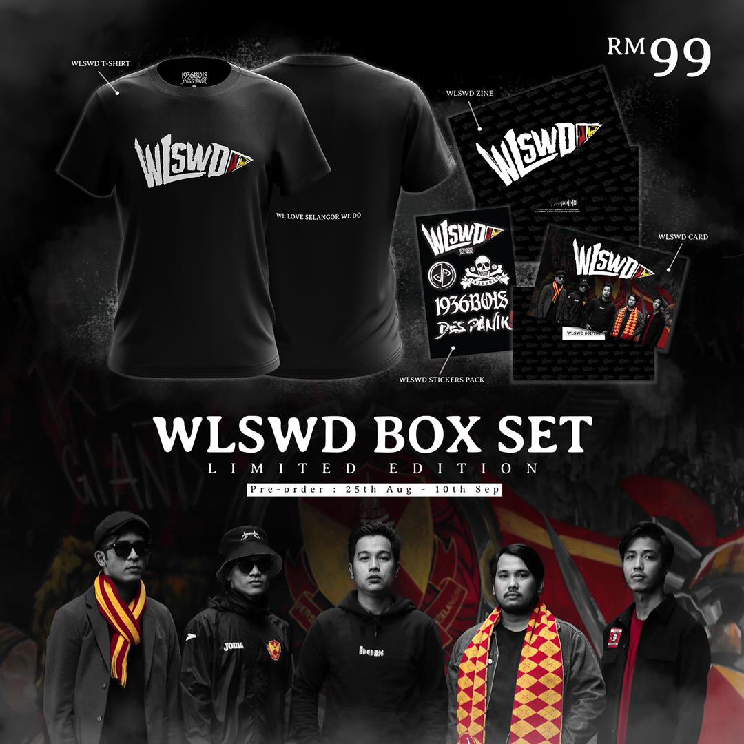 DesPanikBand's tweet photo. @1936Bois X @despanikband

(PRE-ORDER : UNTIL 10TH SEPT 2022)

*WLSWD BOX SET 📦*
RM 99 

Limited Edition (100 Set with Serial Number)

For order, click link below :
https://t.co/C9vFzotRsz

☠️❗️| #WLSWD

“We Love Selangor We Do” https://t.co/urMoPl0z4n