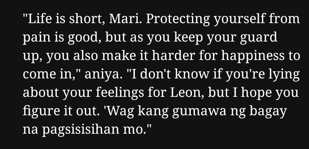 idrismatteoslvd's tweet photo. Kat is the best ate talaga🫶 She gives the best advices that will wake you up to reality. I hope Mari will take Kat's advice and overcome her fears. You deserve all the happiness in the world, Amari Sloane!😭💗 #MWCLAChapter33 @inksteadywp https://t.co/Pf4l6pbX08