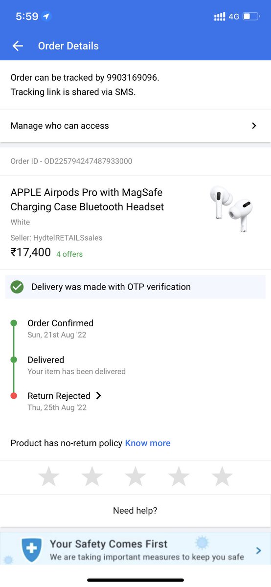 AkshajPradhan's tweet photo. Your seller has done the mistake why shall I pay the price for it? https://t.co/giXFiDOO3G