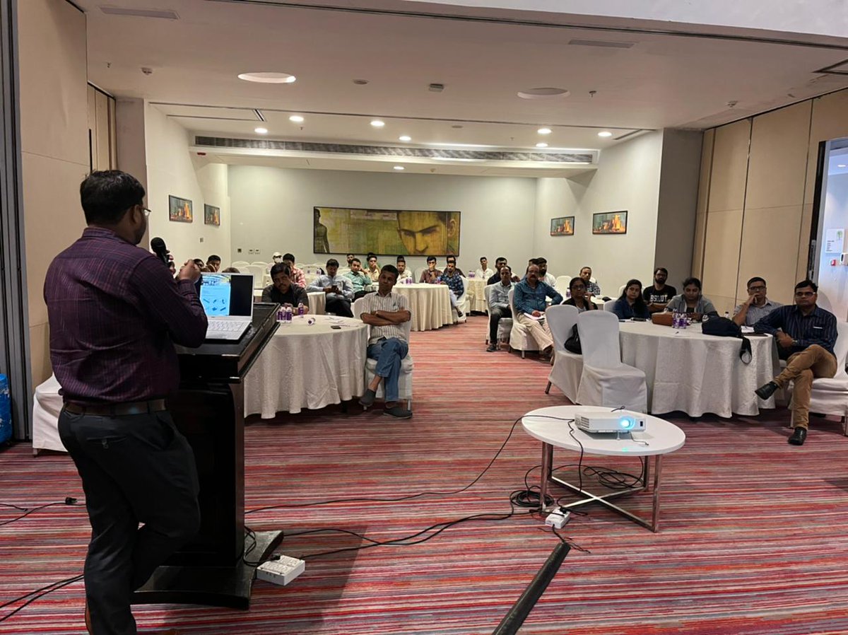 OrnateSolar's tweet photo. Ornate Inroof and Enphase microinverter technical meet completed successfully today in Pune. Delighted by the overwhelming response.
#pune #technicalmeet #techmeetup #solar #enphase #microinverter #inroof #ornateinroof #roofreplacement #solartechnology #enphaseenergy https://t.co/G0aEe49Aa4