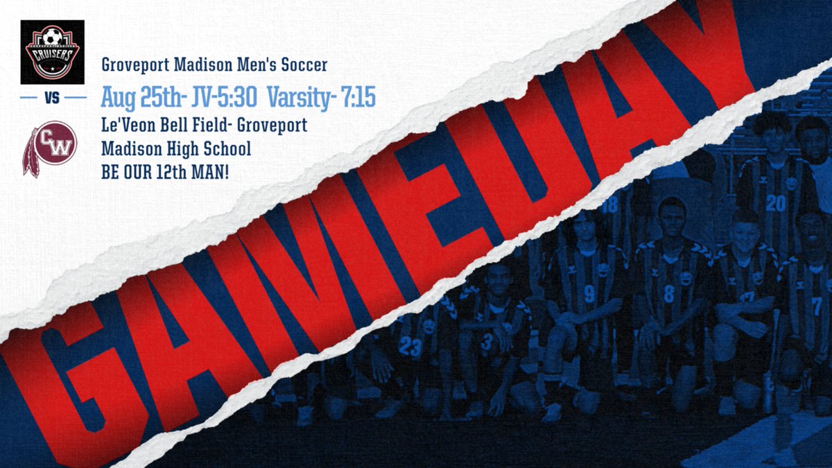 Time to RISE UP AND UNITE. Come out tonight and BE OUR 12th MAN. WE need our CRUISER NATION to come out tonight to be those voices in the stands as we face CANAL.  WEAR YOUR BLACK COLORS!!!! @GMHS_IGTBAC_GM <a href="/MrAltmancruiser/">Jeff Altman</a> <a href="/GMschools/">Groveport Madison Schools</a>