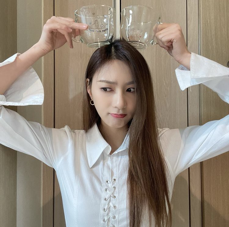 justforapunk's tweet photo. #Hayoung promoting a brand that aims to support adoption instead of buying animals 🥺 https://t.co/UU7Gjfk54g